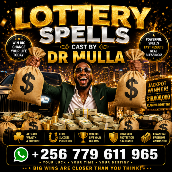 Must Win Lottery Spells by Dr. Mulla +256 779 611 965
