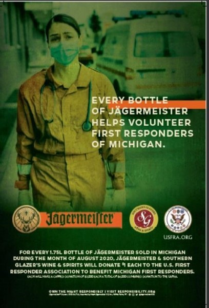 Michigan MJUS-USFRA first responders 2020 flyer