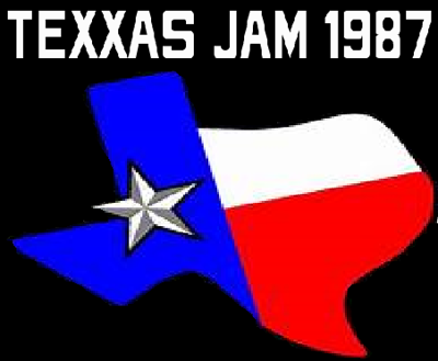 TEXXAS JAM 1987 Texxas Jam 1987 Setlists JUN 20 1987 Date Saturday, June 20, 1987 Venue Cotton Bowl, Dallas, TX, USA So far there are setlists of 6 gigs.  Saturday, June 20, 1987 Aerosmith Boston Farrenheit Poison Tesla Whitesnake