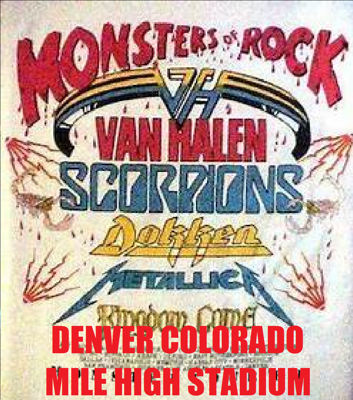 Monsters of Rock 1988 @ Denver Colorado Mile High Stadium