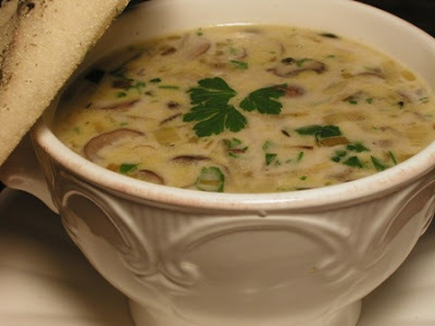 fresh mushroom soup