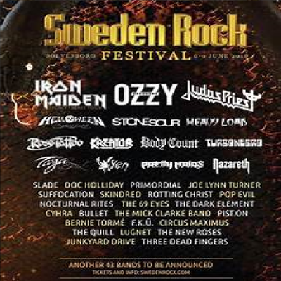 SWEDEN ROCK 2018