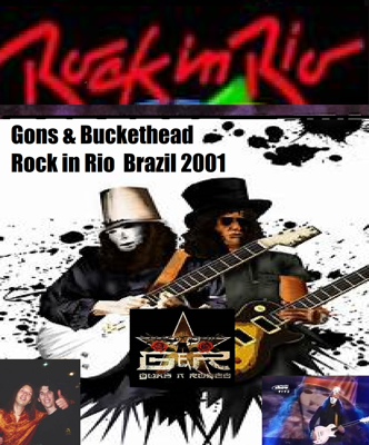 JAN 14 2001 Guns N’ Roses Setlist at Cidade do Rock, Rio de Janeiro, Brazil   Tour: Chinese Democracy Tour 01/02 Tour statistics Add setlist  Setlist SHARE SETLIST     Welcome to the Jungle Play Video It's So Easy (Axl tells security to remove… more ) Play Video Mr. Brownstone (After song Axl rants about former band members) Play Video Live and Let Die (Wings cover) Play Video Oh My God Play Video Think About You Play Video You Could Be Mine Play Video Robin Finck Guitar Solo (With snippet of "Sossego" - Tim Maia Cover) Play Video Sweet Child O' Mine Play Video Knockin' on Heaven's Door (Bob Dylan cover) Play Video Madagascar (Live debut. Axl on guitar during bridge) Play Video Buckethead Guitar Solo (Big Sur Moon) Play Video November Rain Play Video Out Ta Get Me Play Video Rocket Queen Play Video Chinese Democracy Play Video Buckethead Guitar Solo (Chicken Binge) Play Video Street of Dreams (a.k.a The Blues) Play Video Patience Play Video Nightrain Play Video Encore: My Michelle Play Video Silkworms Play Video Encore 2: Paradise City Play Video