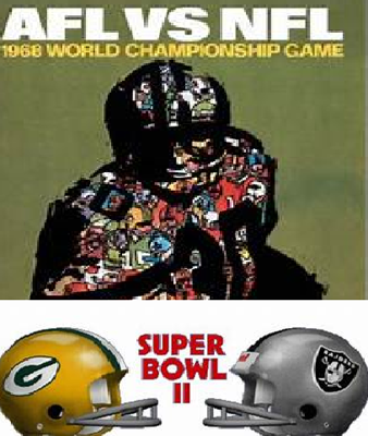 Kansas City Chiefs (AFL)	Green Bay Packers (NFL) 10	35 1	2	3	4	Total KC	0	10	0	0	10 GB	7	7	14	7	35 Date	January 15, 1967 Stadium	Los Angeles Memorial Coliseum, Los Angeles, California