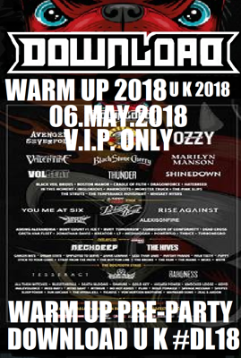 DOWNLOAD U K 2018 WARM UP PRE-PARTY V.I.P.ONLY #DL2018