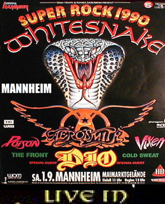 Monsters of Rock Mannheim Germany 1990