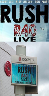 RUSH R40 Live 40th Anniversary Tour Pictures Tulsa Bok Center - Tulsa, Oklahoma May 8th, 2015