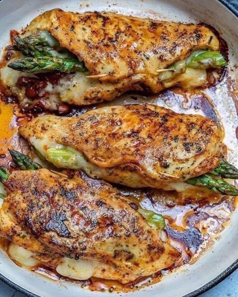 Asparagus Stuffed Chicken