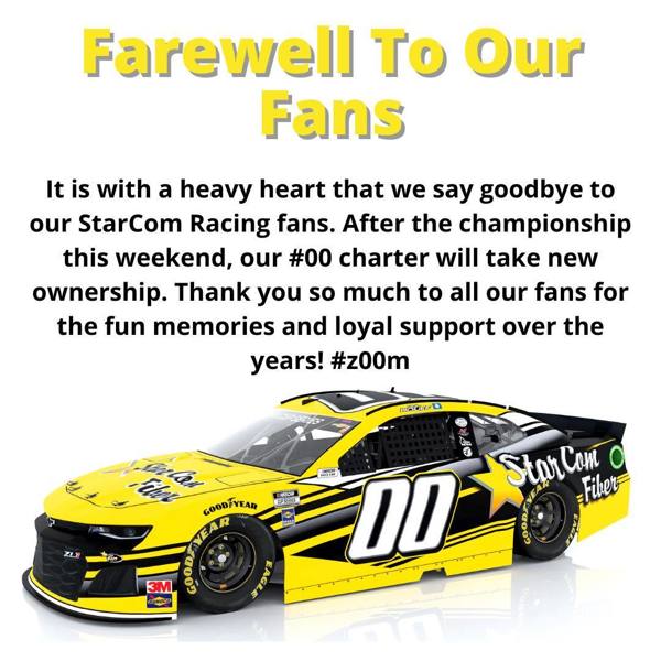 starcom racing farewell nov2021