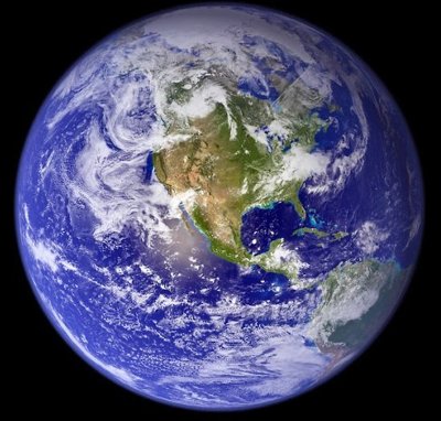 earth-blue marble