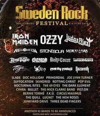 SWEDEN ROCK FESTIVAL 2018