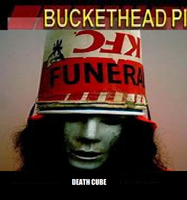 BUCKETHEAD  Buckethead Bucketheadgnr.jpg Buckethead performing in 2008. Background information Birth name	Brian Patrick Carroll Also known as	Buckethead Born	May 13, 1969 (age 48)[1] Pomona, California Genres	 Heavy metal progressive metal funk metal avant-garde metal instrumental rock experimental rock ambient Instruments	 Guitar bass banjo keyboards Years active	1987–present Labels	 TDRS Hatboxghost Music Bucketheadland Avant Day Eight Music Sony Music CyberOctave Sub Meta Metastation City Hall Stray Gonervill Catalyst Entertainment Ion Disembodied Tzadik Avabella Productions Serjical Strike Associated acts	 Colonel Claypool's Bucket of Bernie Brains Guns N' Roses Praxis Serj Tankian System of a Down Deli Creeps Science Faxtion Cornbugs El Stew Arcana Thanatopsis Primus Bill Laswell Bootsy Collins Viggo Mortensen Lawson Rollins Website	www.bucketheadpikes.com Brian Patrick Carroll (born May 13, 1969), known professionally as Buckethead, is an American musician who has worked within many genres of music. He has released 305 studio albums, four special releases, and one EP. He has also performed on more than 50 other albums by other artists. His music spans many diverse areas such as progressive metal, funk, blues, bluegrass, ambient, and avant-garde music. He performs primarily as a solo artist, though he has collaborated extensively with a wide variety of high-profile artists such as Bill Laswell, Bootsy Collins, Bernie Worrell, Iggy Pop, Les Claypool, Serj Tankian, Bill Moseley, Mike Patton, Viggo Mortensen, That 1 Guy, Bassnectar, and was a member of Guns N' Roses from 2000 to 2004.