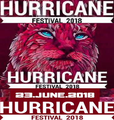 HURRICANE  FESTIVAL 2018 The Hurricane Festival, also just Hurricane, is a music festival that takes place in Scheeßel near Bremen, Germany, usually every June. The festival and its guests are generally associated with the alternative part of mainstream music, although the festival has been becoming more and more mainstream over the years.