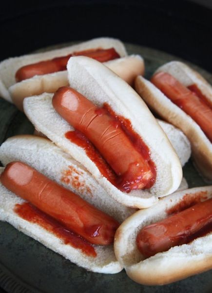 halloween snacks hotdogs