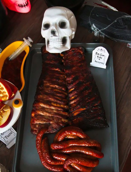 halloween snacks ribs